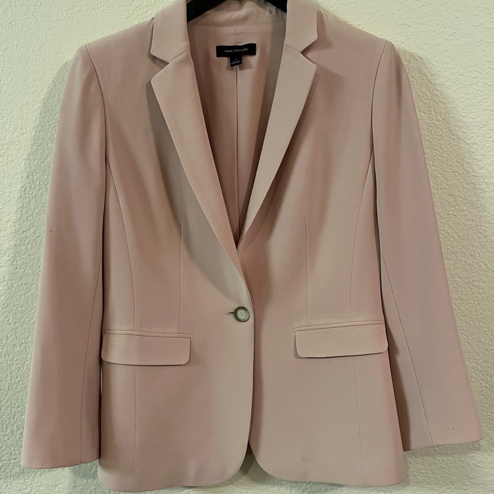 Ann Taylor Blush Pink Women's Blazer